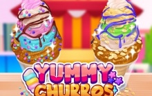 Preparar ricos helados de churros